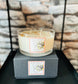 gingerlily candle, three wick candle 