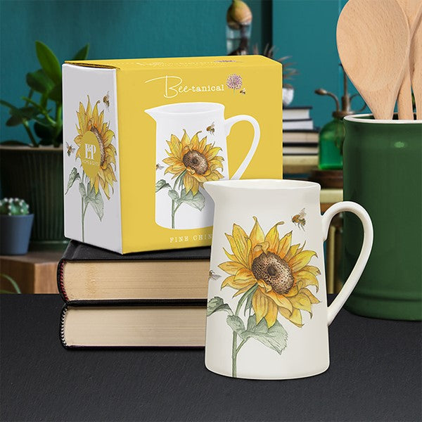 sunflower, sunflower jug, printed jug, ornament jugs, calmer home fragrance