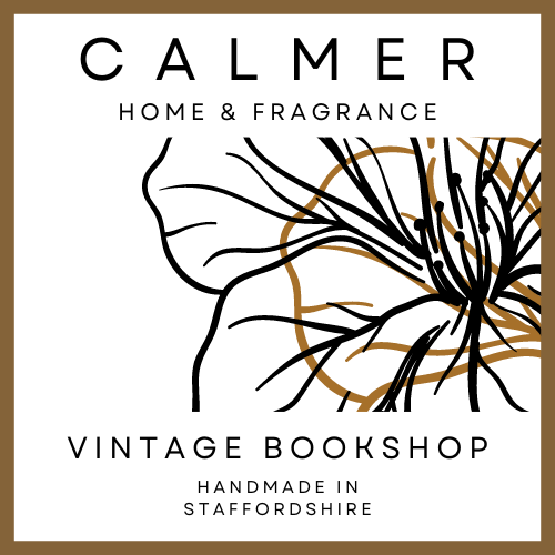 wax melt, calmer home fragrance, vintage bookshop